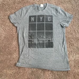 NWOT. Abercrombie GRAY MUSCLE TEE