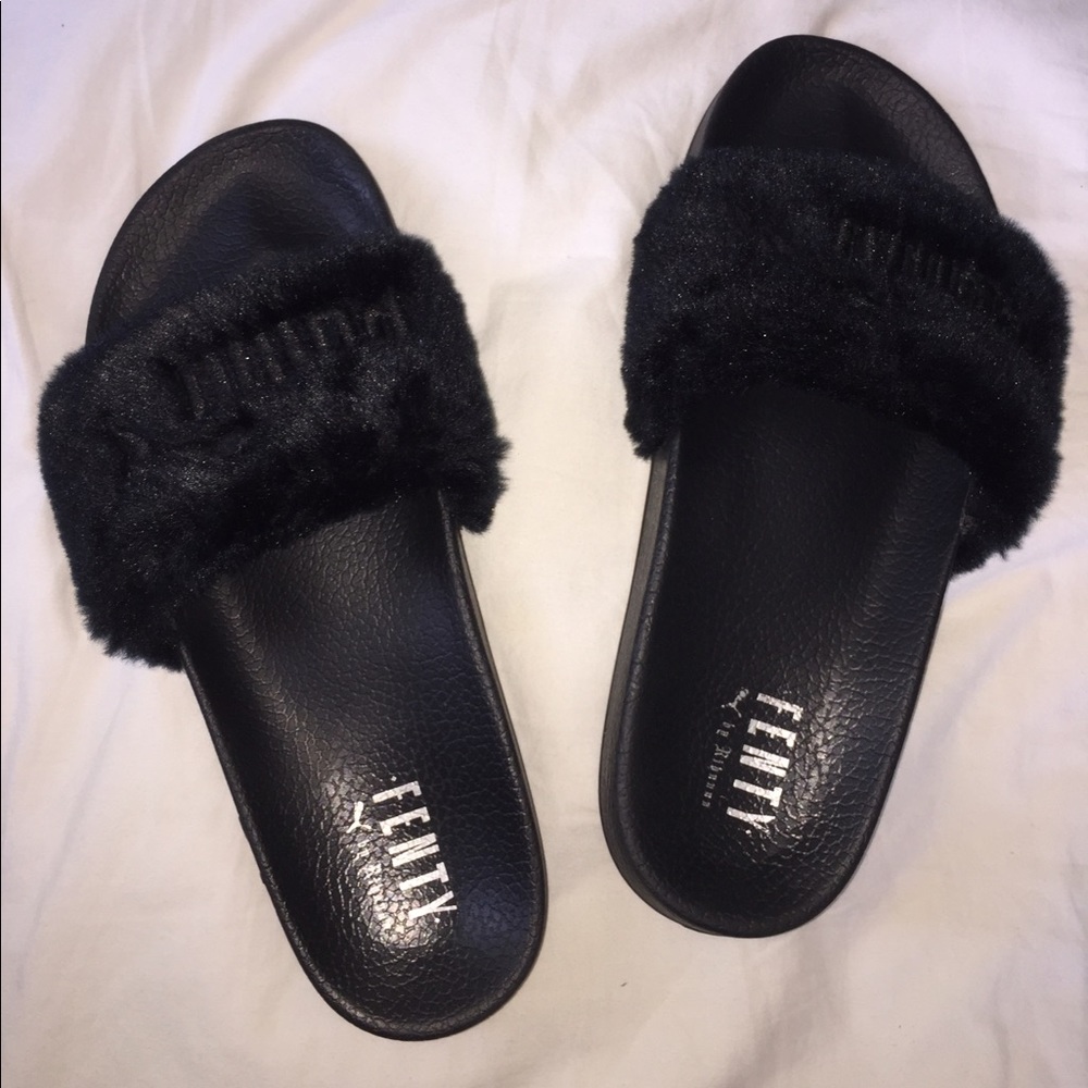 Fenty by Rihanna x Puma Faux Fur Slides