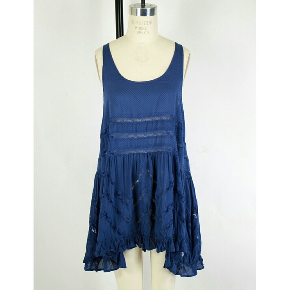 Free People Tops - Free People lace tank tunic