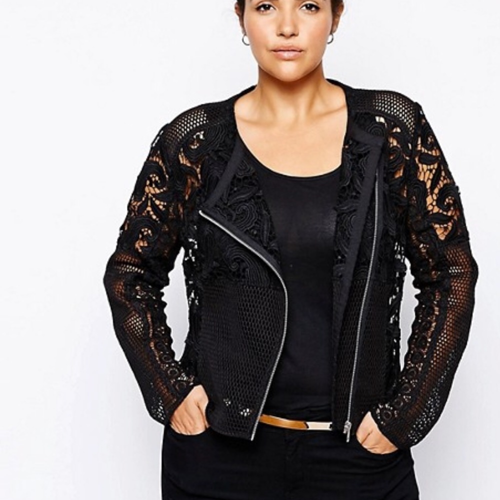 ‼️ NWT!!! ASOS Curve Premium Lace Jacket ‼️