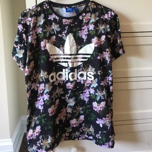 adidas orchid boyfriend tee