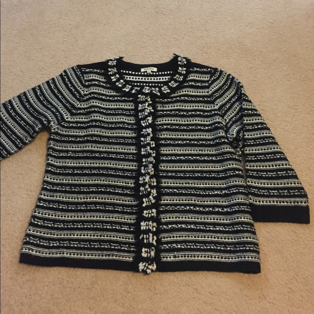 3/4 length sleeve cardigan