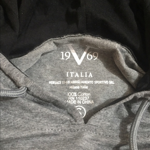 Versace 19v69 Hooded Shirt Large NWT - Picture 3 of 7