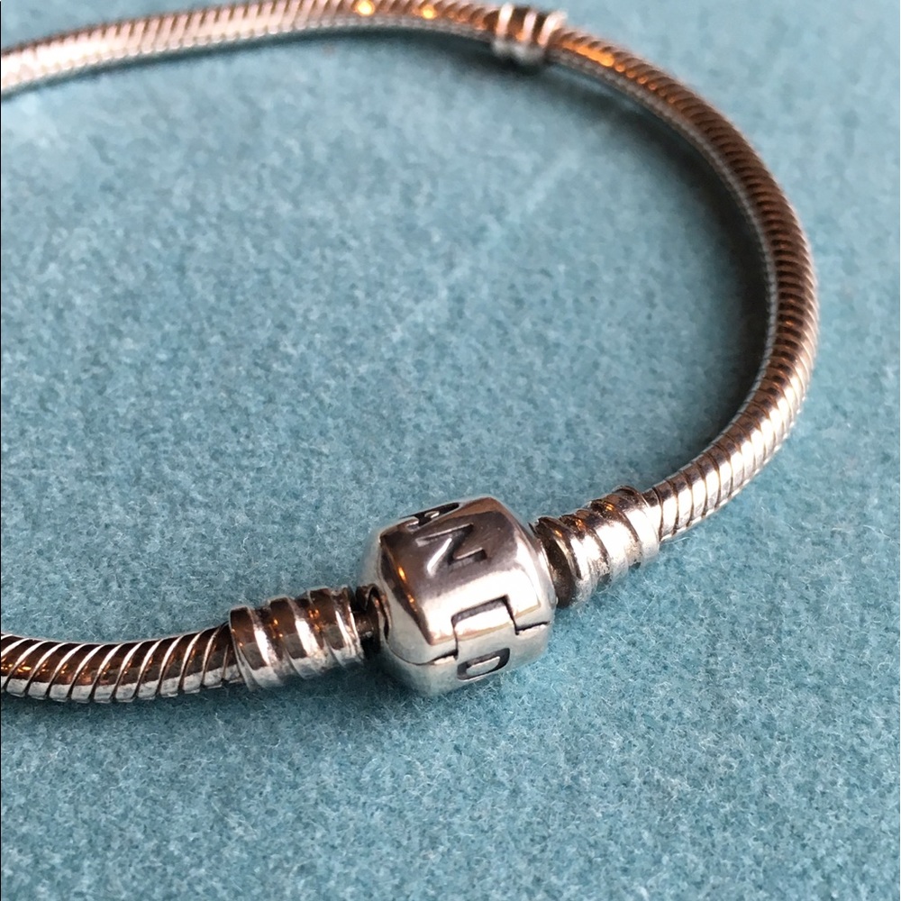 Pandora Sterling Silver Bracelet w/ Barrel Clasp