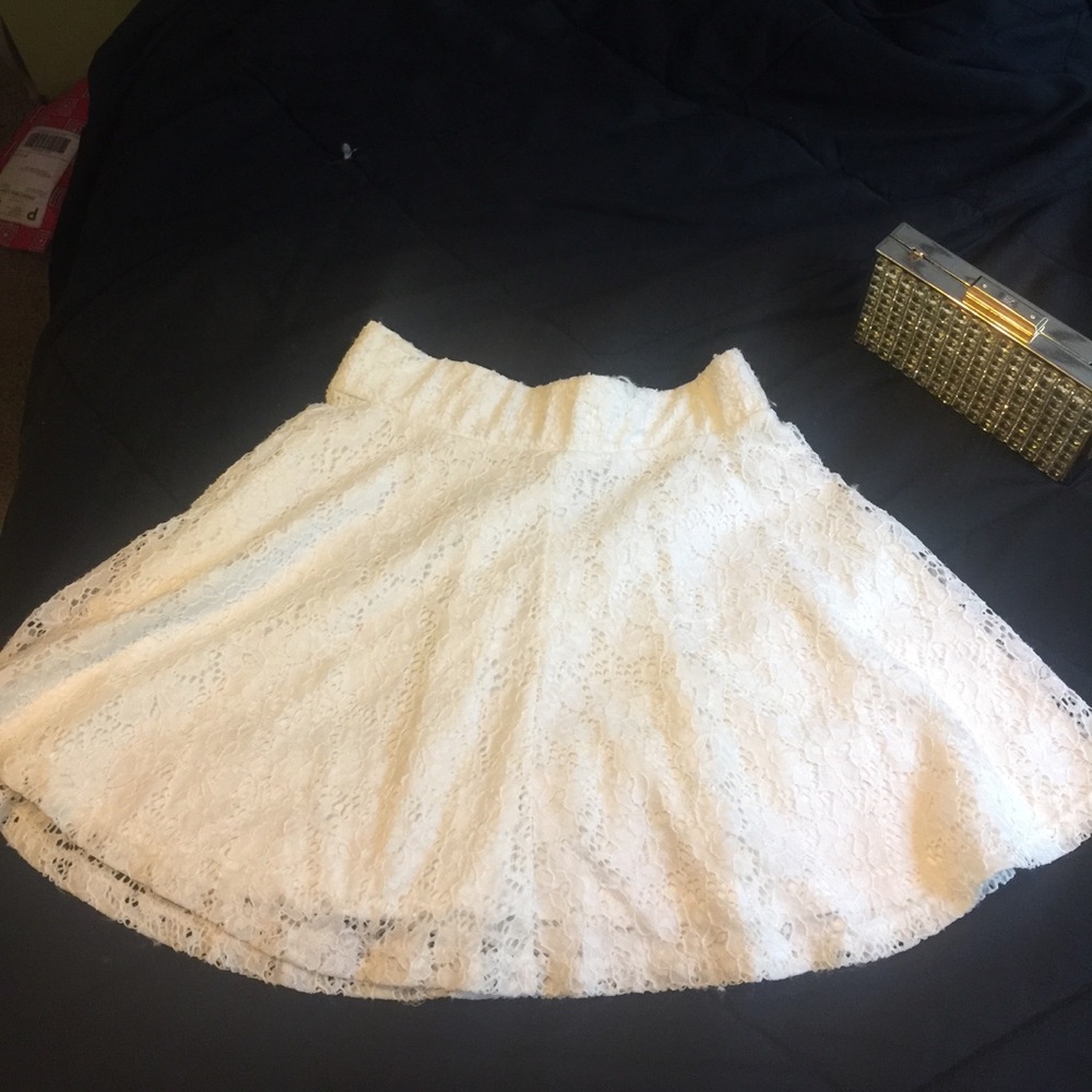 Lace Mini Skirt