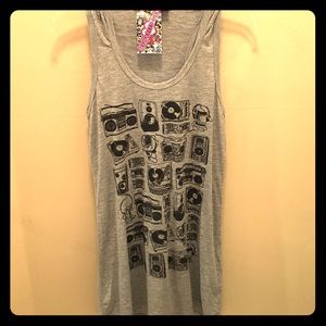 Grey Newbreed Girl brand hooded tank. M