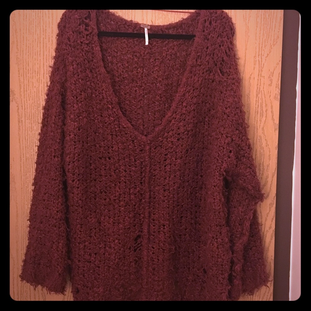 Large Free People oversized sweater
