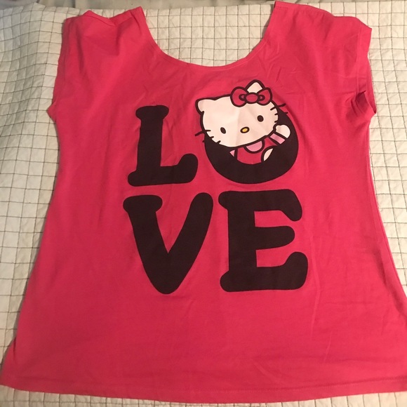 Sanrio Tops Pink Hello Kitty Top Size X Poshmark