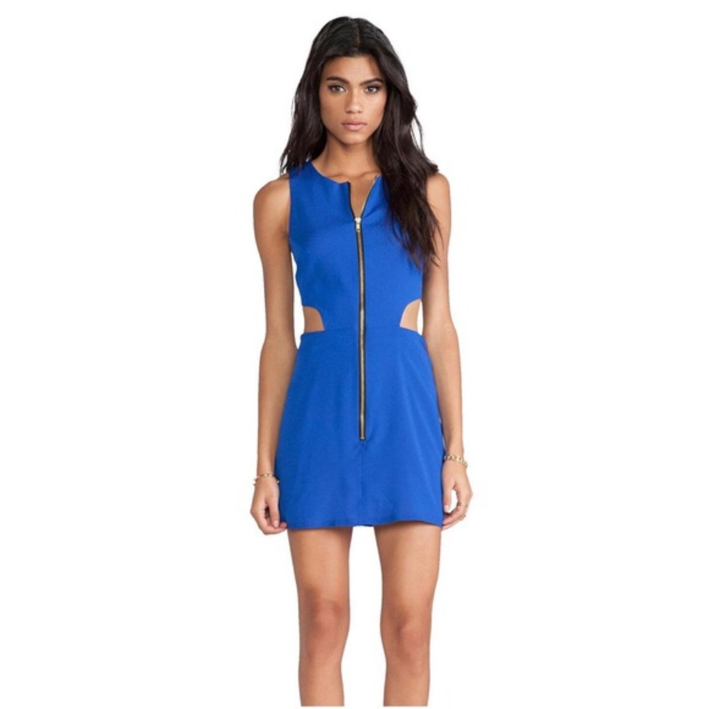 NWOT Naven Retro Cutout Dress in Vegas Blue