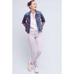 {Anthropologie} Pastel Lavender Stretch Corduroys