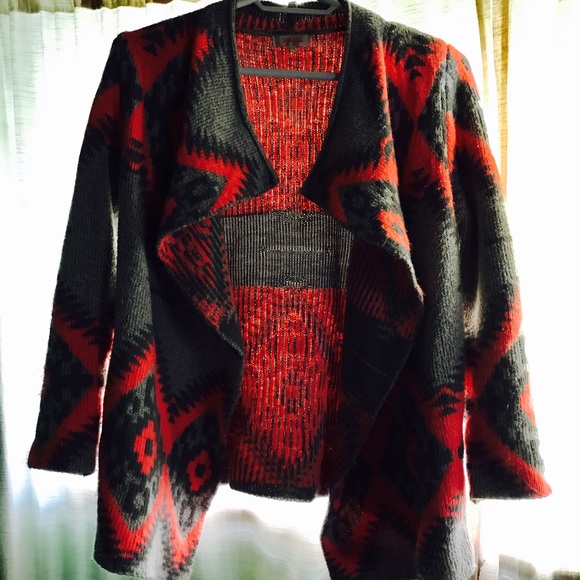 Pink Tribal Cardigan - Picture 2 of 3