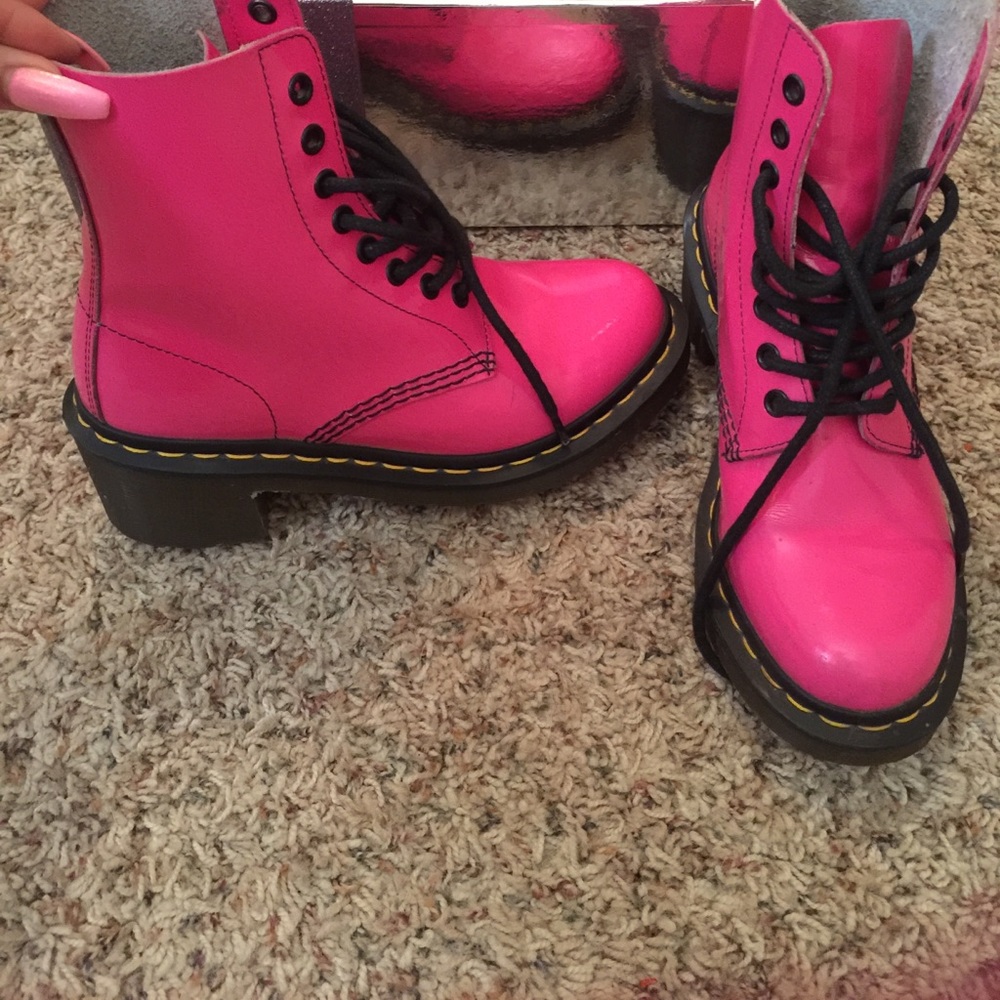 Pink Patent Leather 'Airwear' Dr. Martens