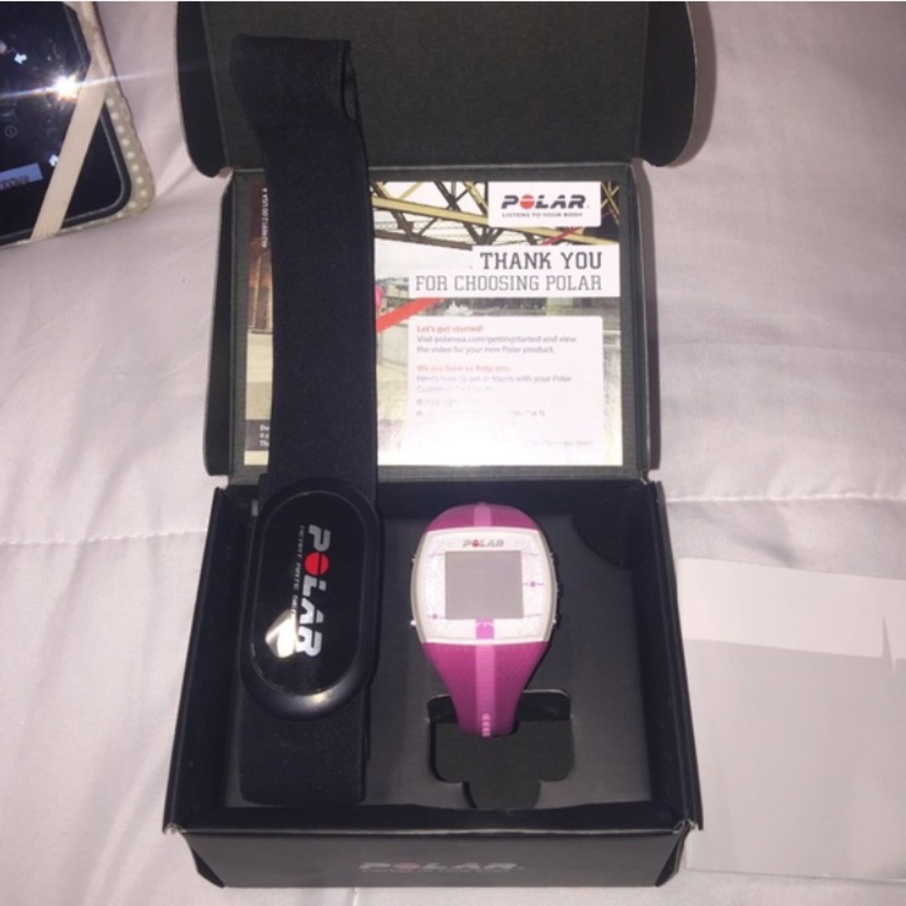 Polar watch pink