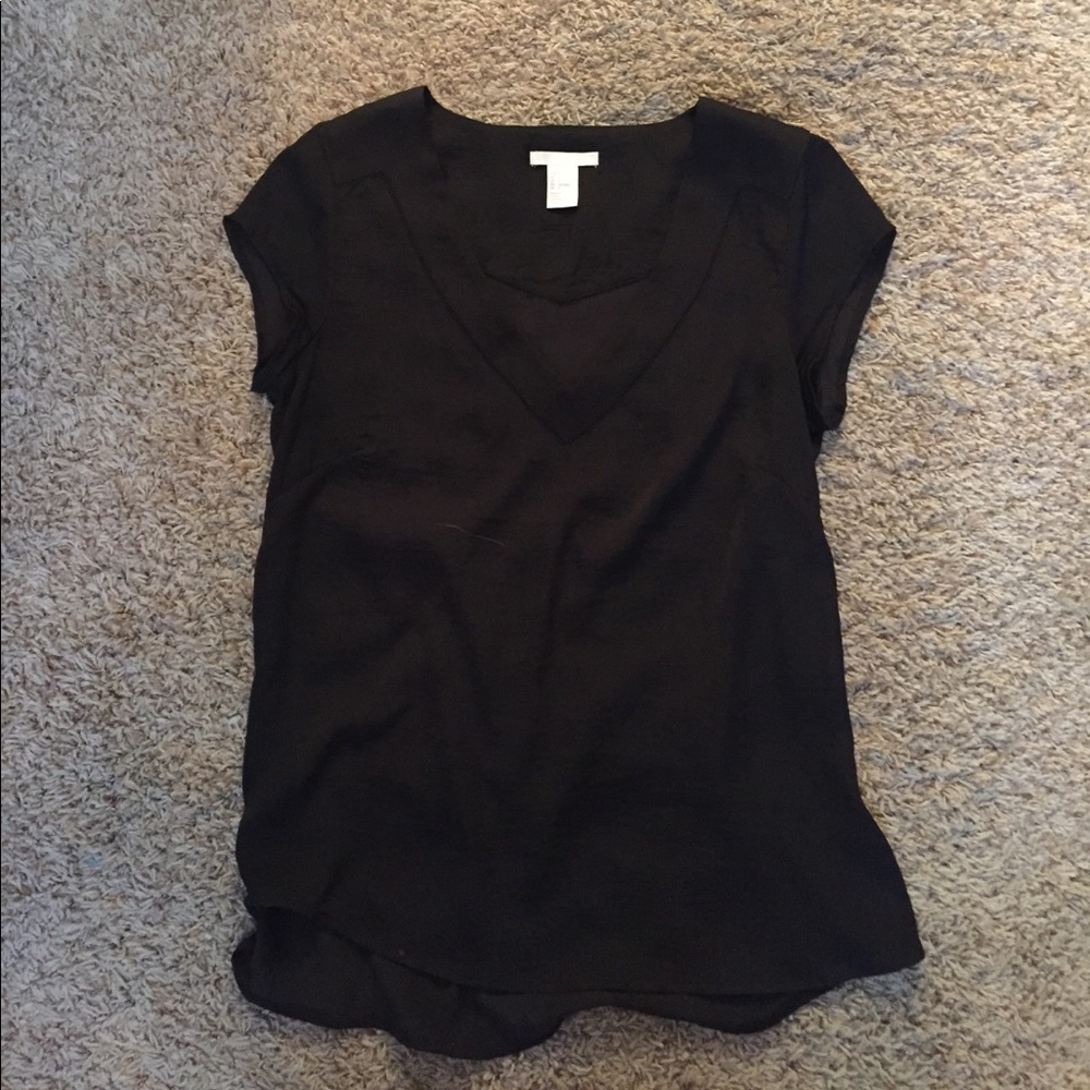 Black business blouse