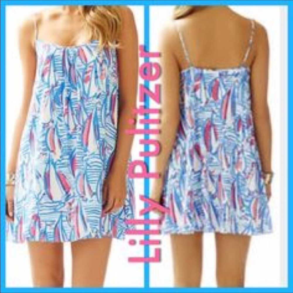 Red right return Lilly Pulitzer dress