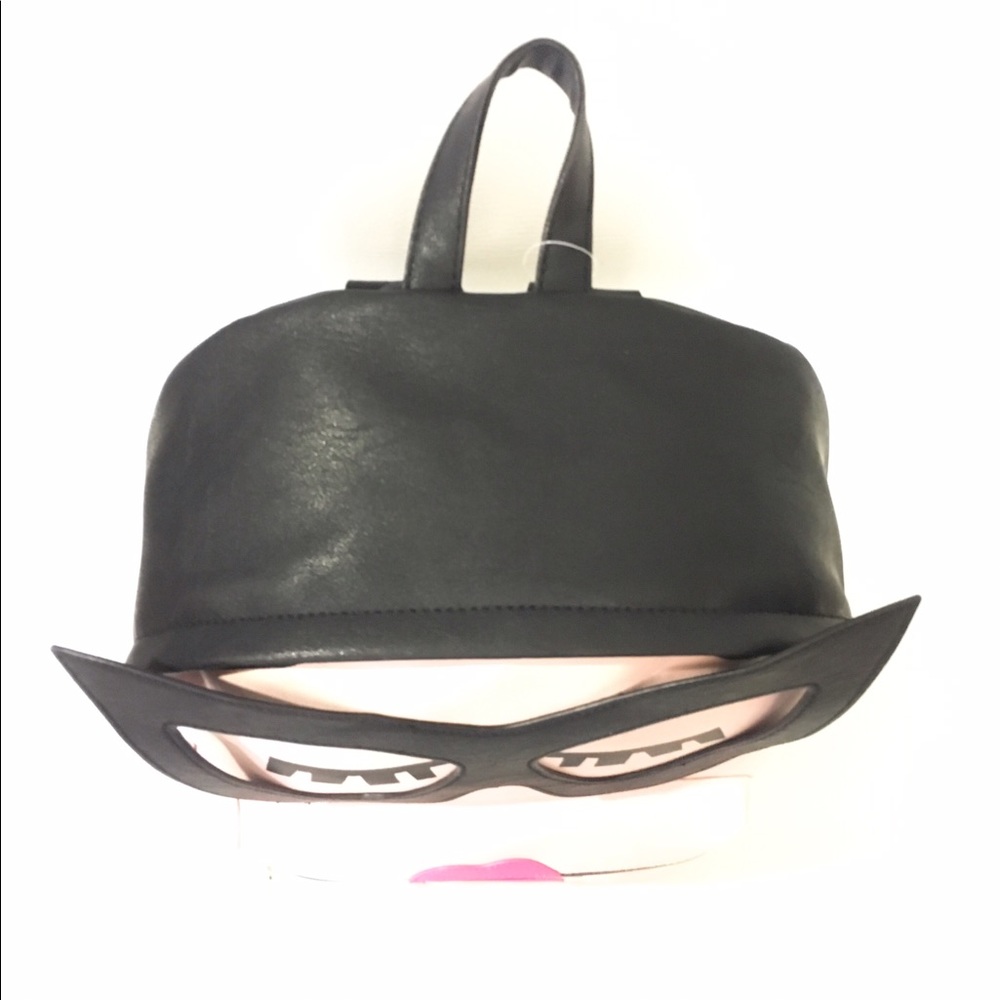 Betsey Johnson Smarty Kitch Smiley Face Backpack - Picture 2 of 4