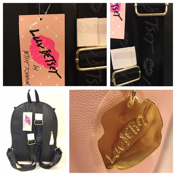 Betsey Johnson Smarty Kitch Smiley Face Backpack - Picture 4 of 4