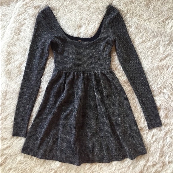 Free People glittery long sleeve dress - Picture 2 of 5