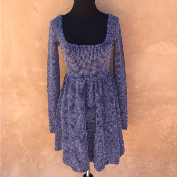 Free People Dresses & Skirts - Free People glittery long sleeve dress