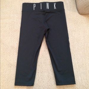 Pink by Victoria Secret cropped work out pants