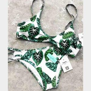 Cupshe leaf bikini