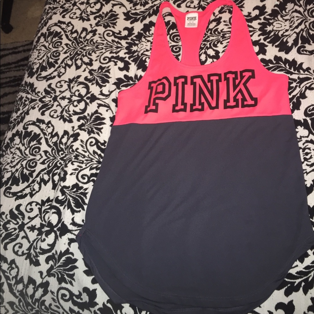 PINK two color tank