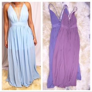 Cinderella Maxi Dress new in dusty rose or lilac