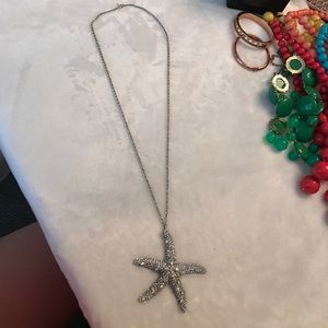 Long starfish necklace