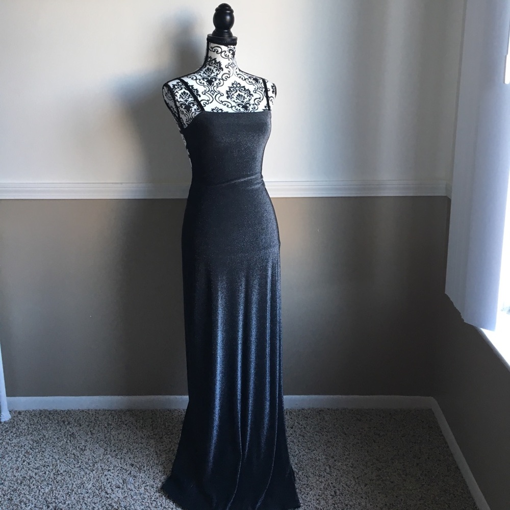 Amazing Backless Shiny Dress