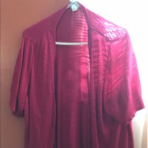 Short sleeve cardigan