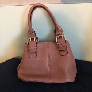 Light pink leather purse