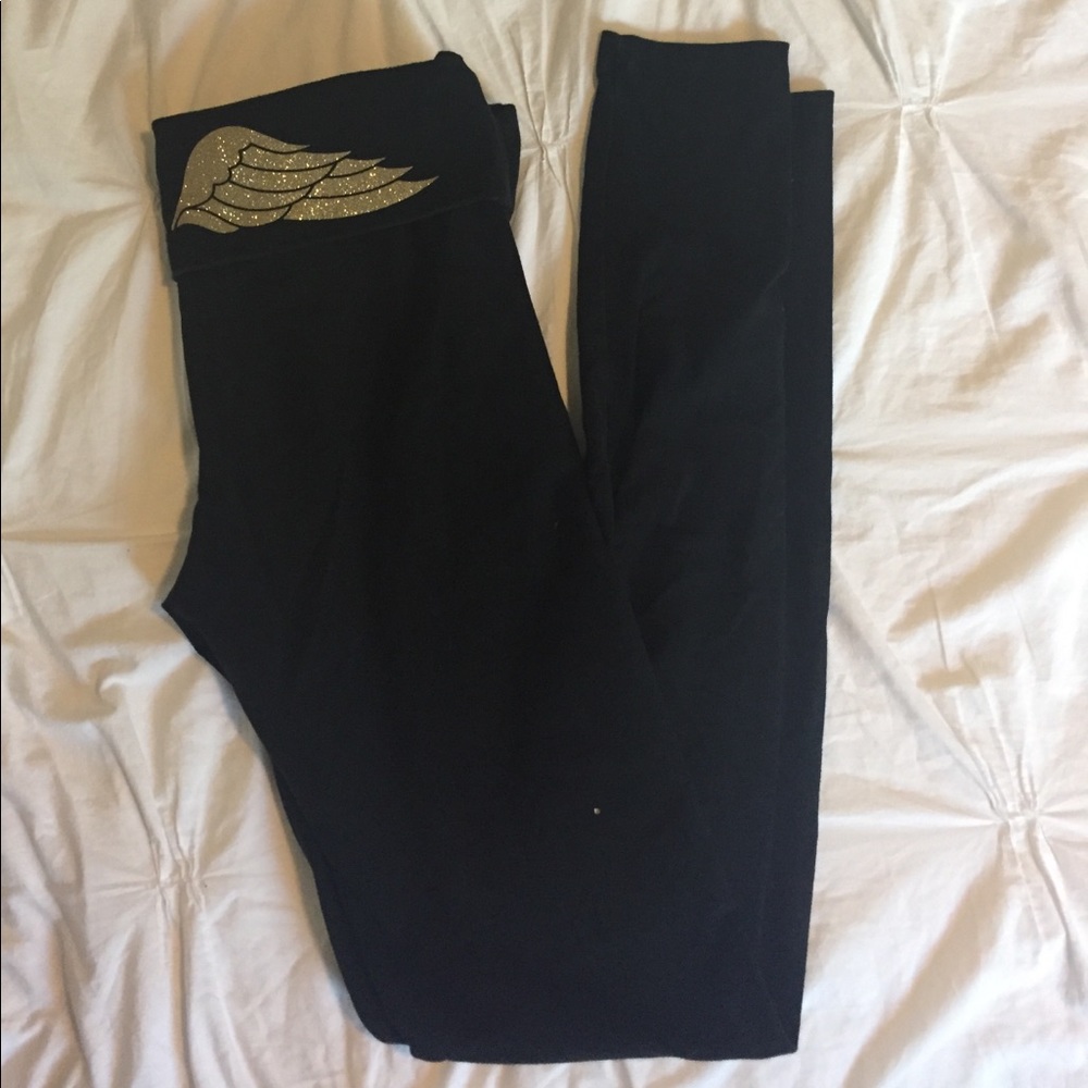 Victoria's Secret Full Length Angel Leggings