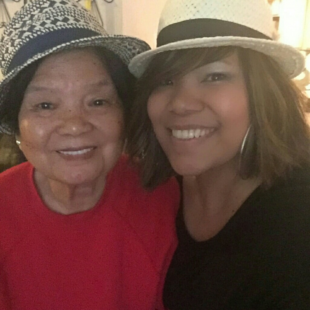 Me and my Mom's fedora hat