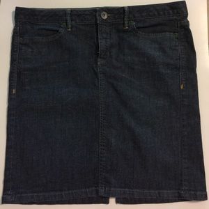 Converse denim skirt