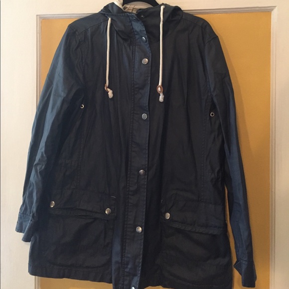 gap waxed military jacket