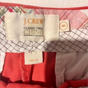 J. Crew classic twill women's shorts