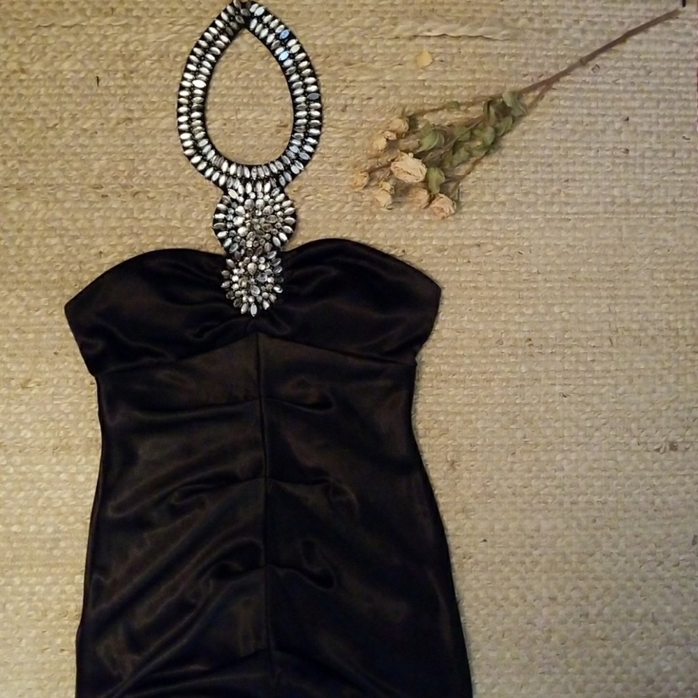 Jeweled Necklace LBD