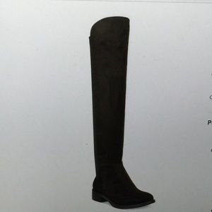 Brand new over be knee suede boots