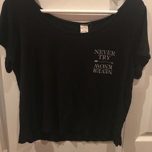 LA hearts cropped shirt