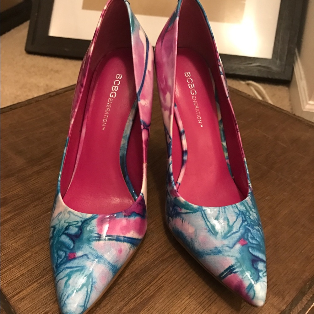 Purple and Blue BCBG Pumps Sz 6.5