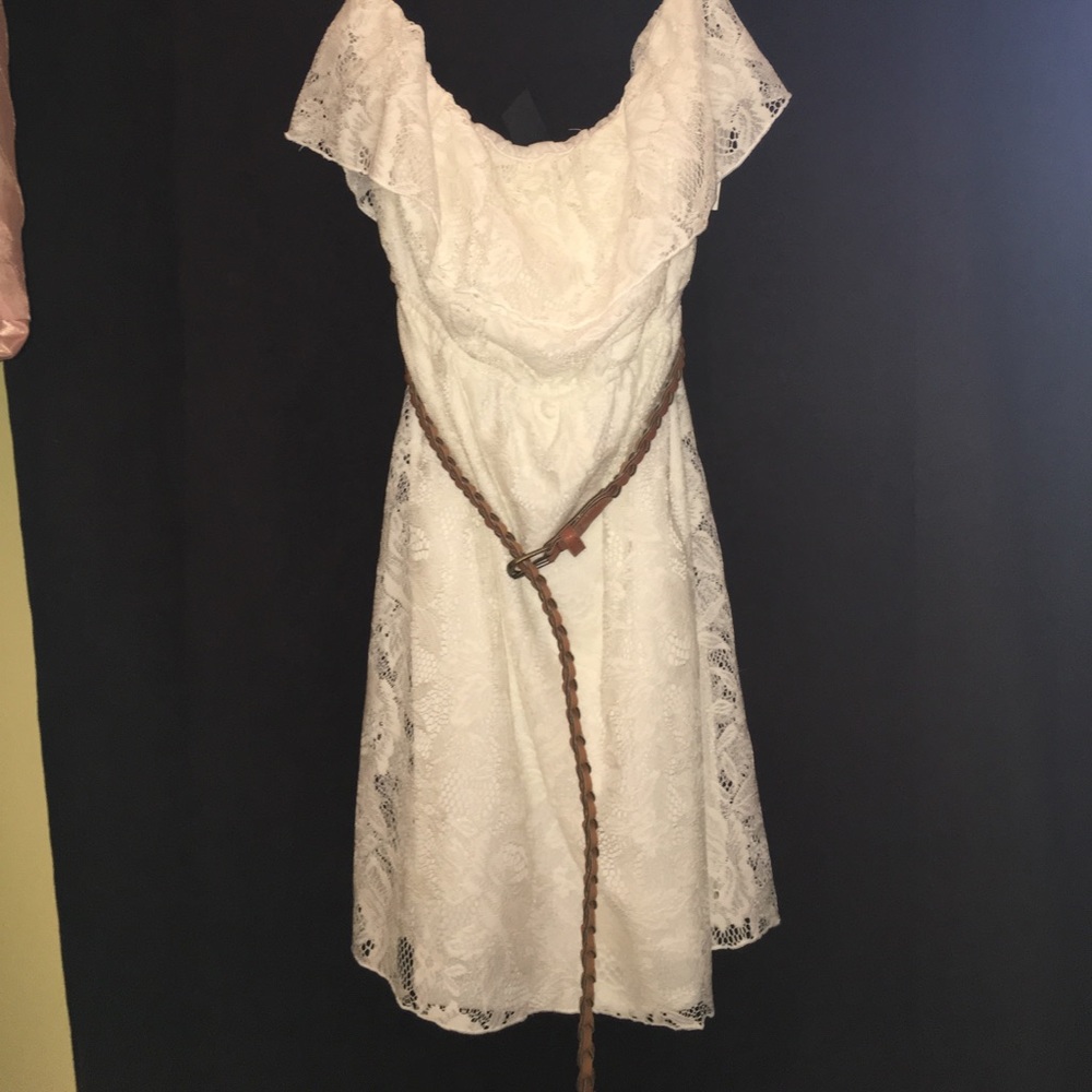 ❗️Lace white dress