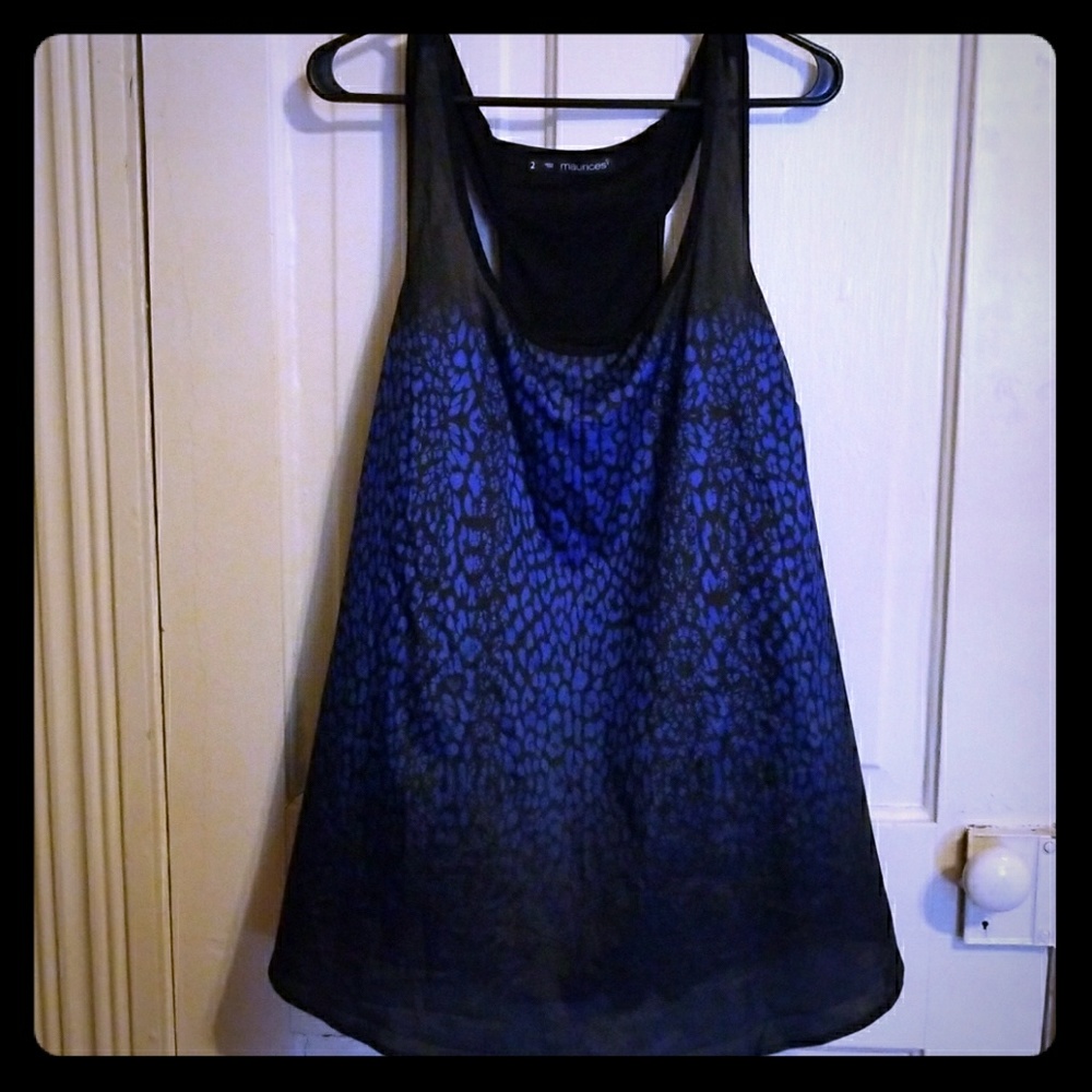Flowy leopard print top