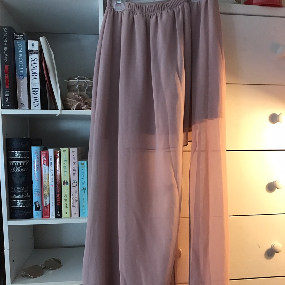 **DONATING TOMORROW.**  Dusty Pink Skirt *LOWEST*