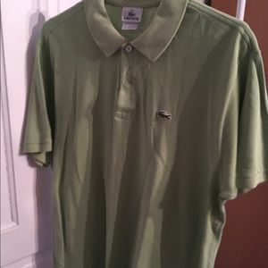 Green Lacoste Polo Shirt