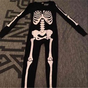 VS PINK skeleton onesie
