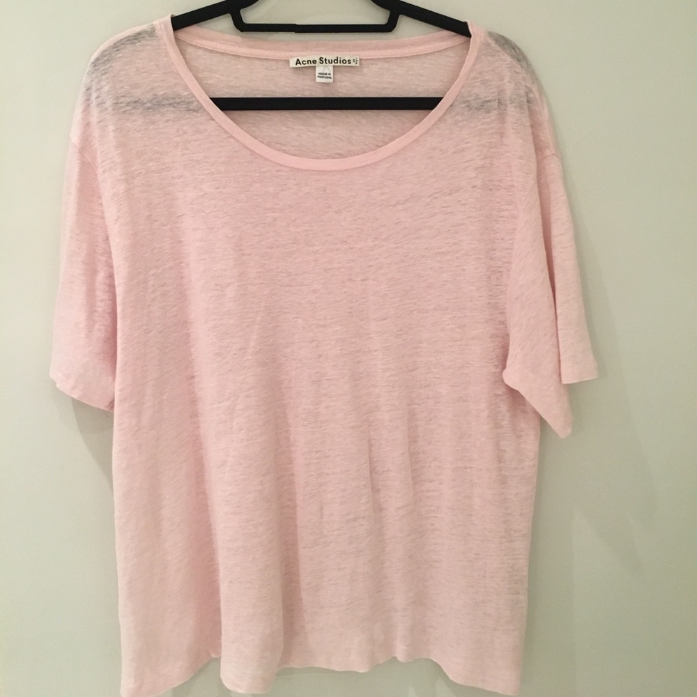 Light pink acne studios shirt