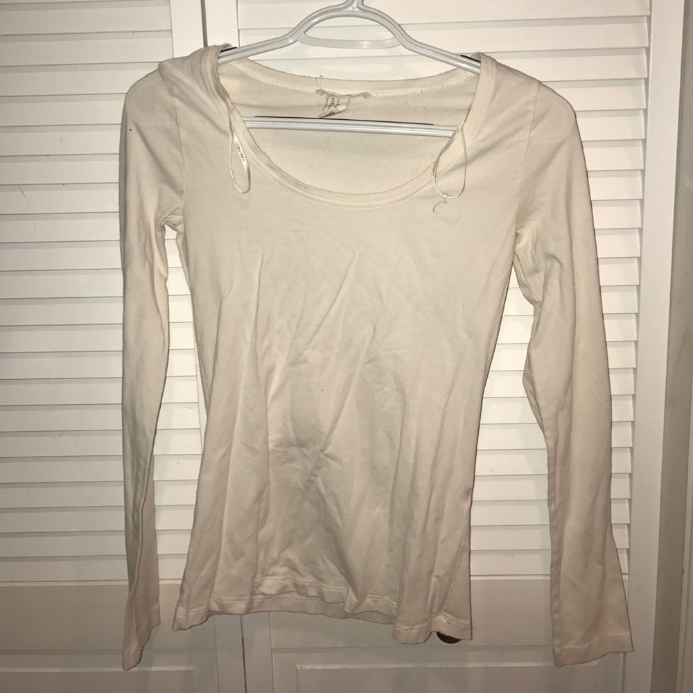 Long sleeve white shirt