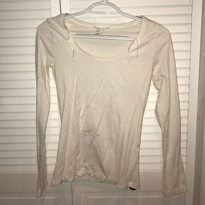 Long sleeve white shirt