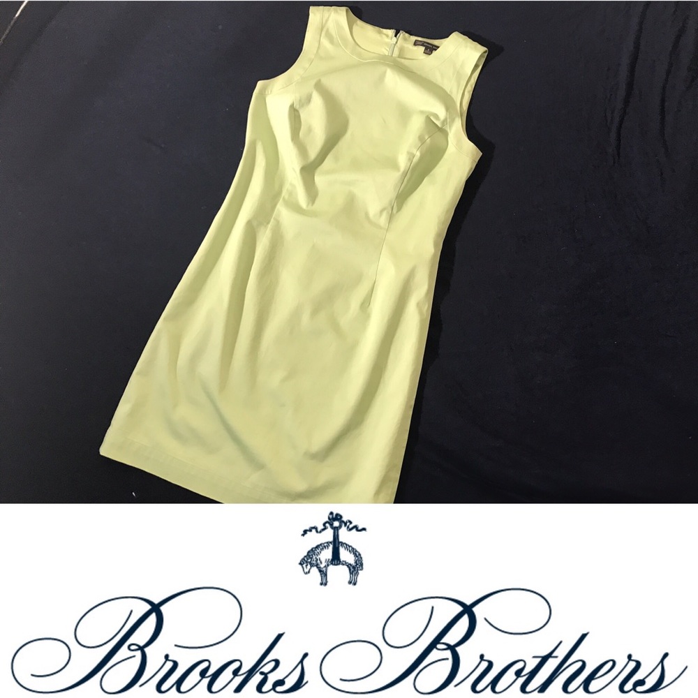 Brooks Brothers Celadon Sheath Dress size 6