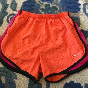 Polka dot Nike shorts